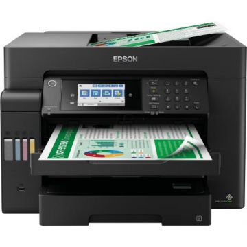 Multifunctionala inkjet color Epson ET-16600, A3, Duplex, ADF, Wireless (Negru)