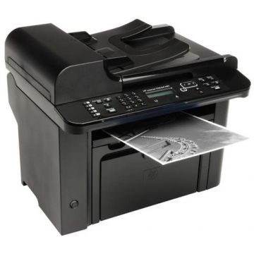 Multifunctionala Refurbished Laser Monocrom HP 1536dnf, Duplex, A4, 26ppm, 600 x 600dpi, Scaner, Copiator, Fax, Retea, USB, Lipsa suport hartie (Negru)