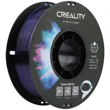 Creality Filament Creality PETG, 1,75 mm, 1 kg, Albastru Transparent