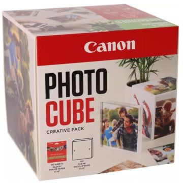 Canon Cub foto 5×5 Canon PP-201,40 de coli Lucios 5x5, Alb