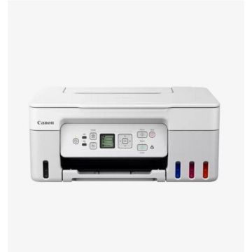 Canon Multifunctional inkjet color CISS Canon Pixma G3470 White, dimensiune A4(Printare, Copiere, Scanare), viteza imprimare 11ipm alb-negru, 6ipm color,rezolutie printare 4800x1200 dpi, imprimare fara margini, alimentare hartie 100 coli, scanner CIS, Al