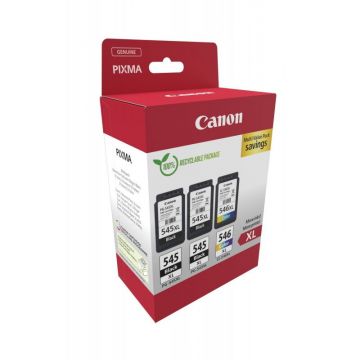 Canon Pachet cartuse cerneala Canon Multipack 8286B013AA, 2x PG-545XL Negru, 1x CL-546XL Color