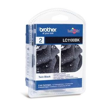 Cartus cerneala Brother LC1100BKBP2 (Negru - 2 x LC1100BK)