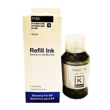Cerneala compatibila Epson L102, L103, L105, L106 Black, EcoTank, 130 ml