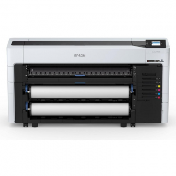 Epson Imprimanta Epson SureColor SC-T7700DL, plotter 36 ,1200 x 2400 DPI, Wi-Fi, Negru-Alb