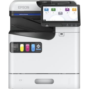 Epson Imprimanta multifunctionala inkjet color Epson AM-C400, A4, color inject, 40ppm, duplex, 600x2400 dpi, ADF 100 coli, USB, retea, Wi-Fi,starter cerneala