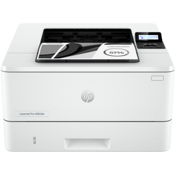 HP Imprimanta Laser Monocrom HP LaserJet Pro 4002dn, A4, Duplex, 40ppm, 1200x1200dpi, LCD 2 Linii, cartus negru HP 149A HP Imprimanta Laser Monocrom HP LaserJet Pro 4002dn, A4, Duplex, 40ppm, 1200x1200dpi, LCD 2 Linii, cartus negru HP 149A