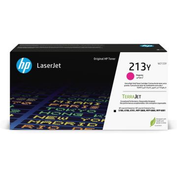 HP Toner imprimanta, HP, Compatibil cu HP 213Y, 12000 pagini, Magenta
