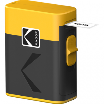 KODAK Imprimantă de etichete wireless, Kodak Memo Label Era M50 , Bluetooth, iOS/Android, Termică fără cerneală, Etichete 1,2-2 inci, Portabilă, Galbenă