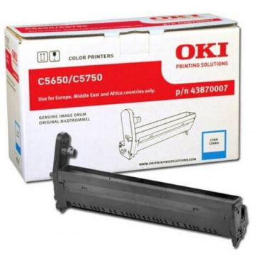 Oki Unitate cilindru compatibila cu Oki 43870007, Cyan