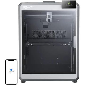 Creality Imprimanta 3D Creality K2 Plus, 350 x 350 x 350 mm, viteza printare 600 mm/s max