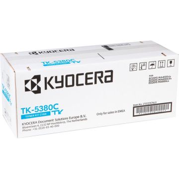 Kyocera Toner original Kyocera TK-5380C, CYAN, 10.000 pagini, compatibil cu seriile ECOSYS MA si PA