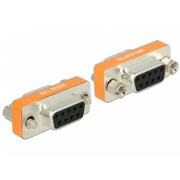 Adaptor Null Modem Sub-D 9 pini M-M, Delock 65570