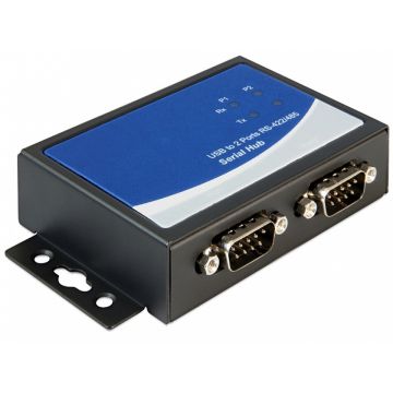 Adaptor USB la 2 x serial RS-422/485, Delock 87586