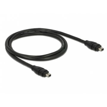 Cablu FireWire 4 pini la 4 pini 1m, Delock 82570