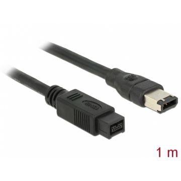 Cablu FireWire 9 pini la 6 pini 1m, Delock 82595