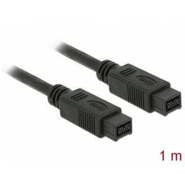 Cablu Firewire 9 pini la 9 pini 1m, Delock 82598