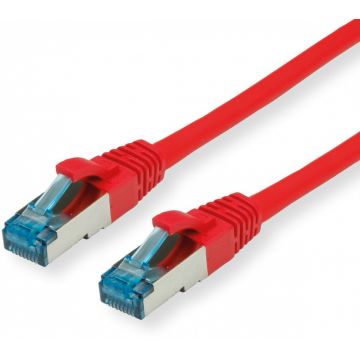 Cablu retea S-FTP cat 6a Rosu 10m, Value 21.99.1927