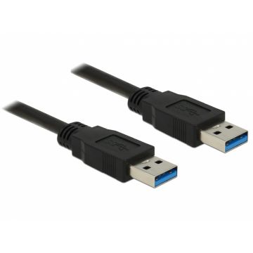 Cablu USB 3.0 T-T 0.5m Negru, Delock 85059