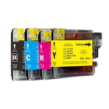 Cartus compatibil Brother LC1100/LC980 XL Cyan ink