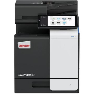 Develop Multifunctional Laser Color Develop Ineo+ 3350I, Printare / Scanare / Copiere / Fax optional), 5.120 MB (5 GB) , Negru-Gri
