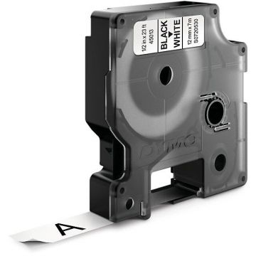 Dymo Banda autoadeziva Dymo S0720530 D1 45013 ,12mm x 7m, negru pe alb