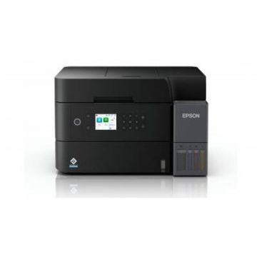 Epson Multifunctionala Epson EcoTank L6370, InkJet CISS, Color, Format A4, Duplex, Retea, Wi-Fi, Negru