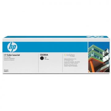 HP Cartus de toner original HP CB380A, laser, 16500 de pagini, compatibil HP Color LaserJet CP6015, Negru