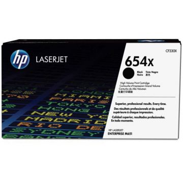 HP Toner HP 654X, 20500 pagini, Negru