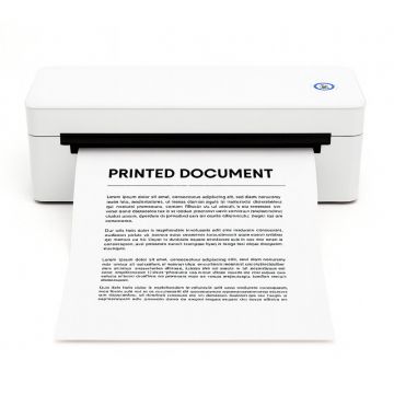 Imprimanta termica portabila A4, USB, Bluetooth, 300 DPI, Windows, Android, iOS