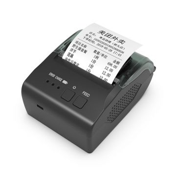 Imprimanta termica portabila mini, latime printare 58 mm, USB, Bluetooth 4.0, 203 dpi, Android/iOS