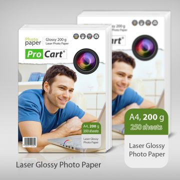 Hartie FOTO A4 laser Glossy 200g