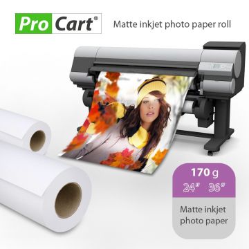 Rola de hartie FOTO MATA 170 gr pentru plottere 24 Inch