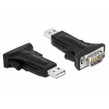 Adaptor USB la Serial RS-422/485 DB9 FTDI, Delock 66286