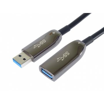 Cablu activ optic prelungitor USB 3.2 Gen1 T-M 50m, ku3opt50