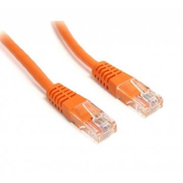 Cablu de retea RJ45 MYCON UTP Cat.6 0.5m Portocaliu, CON1527