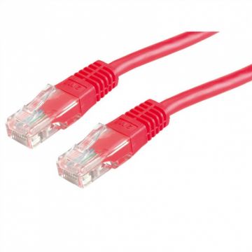 Cablu de retea RJ45 MYCON UTP Cat.6 1m Rosu, CON1531