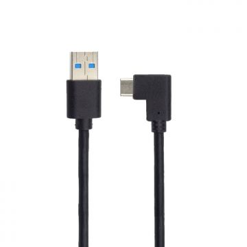 Cablu MYCON USB 3.2 Gen 1 la USB-C unghi 90 grade T-T 0.5m, CON2000