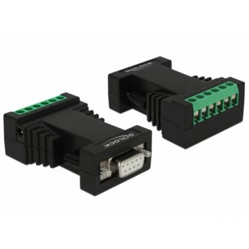 Convertor Serial RS-232 la Serial RS-422/485 cu protectie ESD 15 kV / 600W si 2.5 kV isolation extended temperature range, Delock 87686