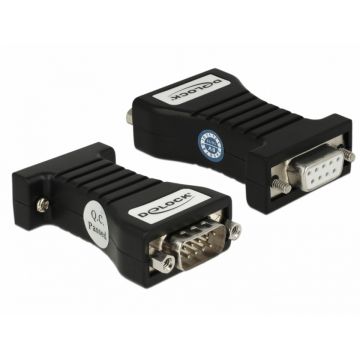 Isolator Serial RS-232 DB9 la Serial RS-232 DB9 M-T 3kV, Delock 62921