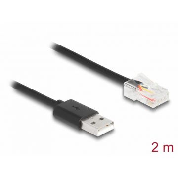 Cablu de comunicare USB 2.0-A la RJ50 pentru UPS 2m, Delock 67016