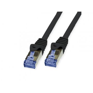 Cablu de retea RJ45 exterior Cat.6A S/FTP (PiMF) LSOH 30m Negru, Value 21.99.0721