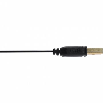 Cablu prelungitor USB 2.0 T-M flat 5m Negru, InLine IL34605F