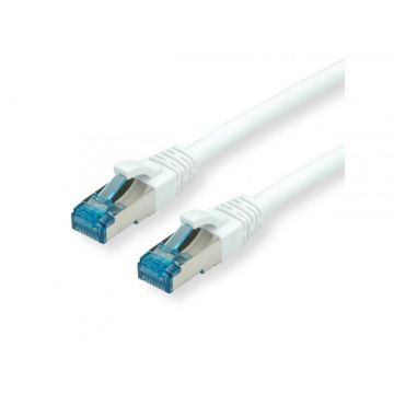 Cablu de retea RJ45 cat.6A LSOH Alb 0.15m, Value 21.99.1985