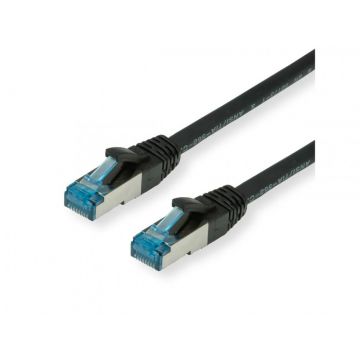 Cablu de retea RJ45 cat.6A LSOH Negru 0.15m, Value 21.99.1984