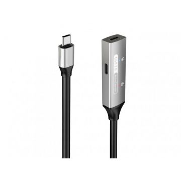Cablu prelungitor USB 3.2 type C activ cu alimentare T-M 10m, ku31rep10al