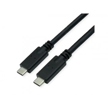 Cablu USB 3.2 type C la type C Emark 85W 7m Negru, Roline 11.02.9067