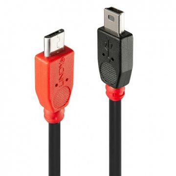 Cablu USB OTG Micro-B la Mini-B 0.5m, Lindy L31717*