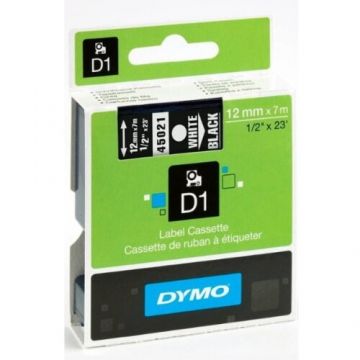 Dymo Banda etichete imprimanta, DYMO, 12mm x 7m, Imprimare alba