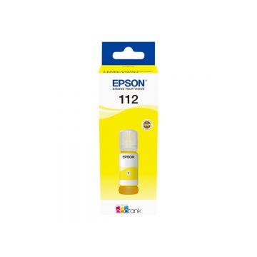EPSON 112 EcoTank Yellow - Cerneala Pigment 70ml, Original, Ink Refill